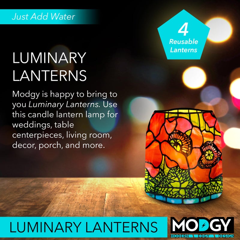 MODGY Luminary Lanterns Floating LED Poppies - Image 2
